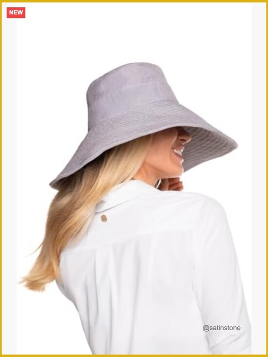 UPF 50+ Sun Protection Floppy Beach Hat with Wide Brim